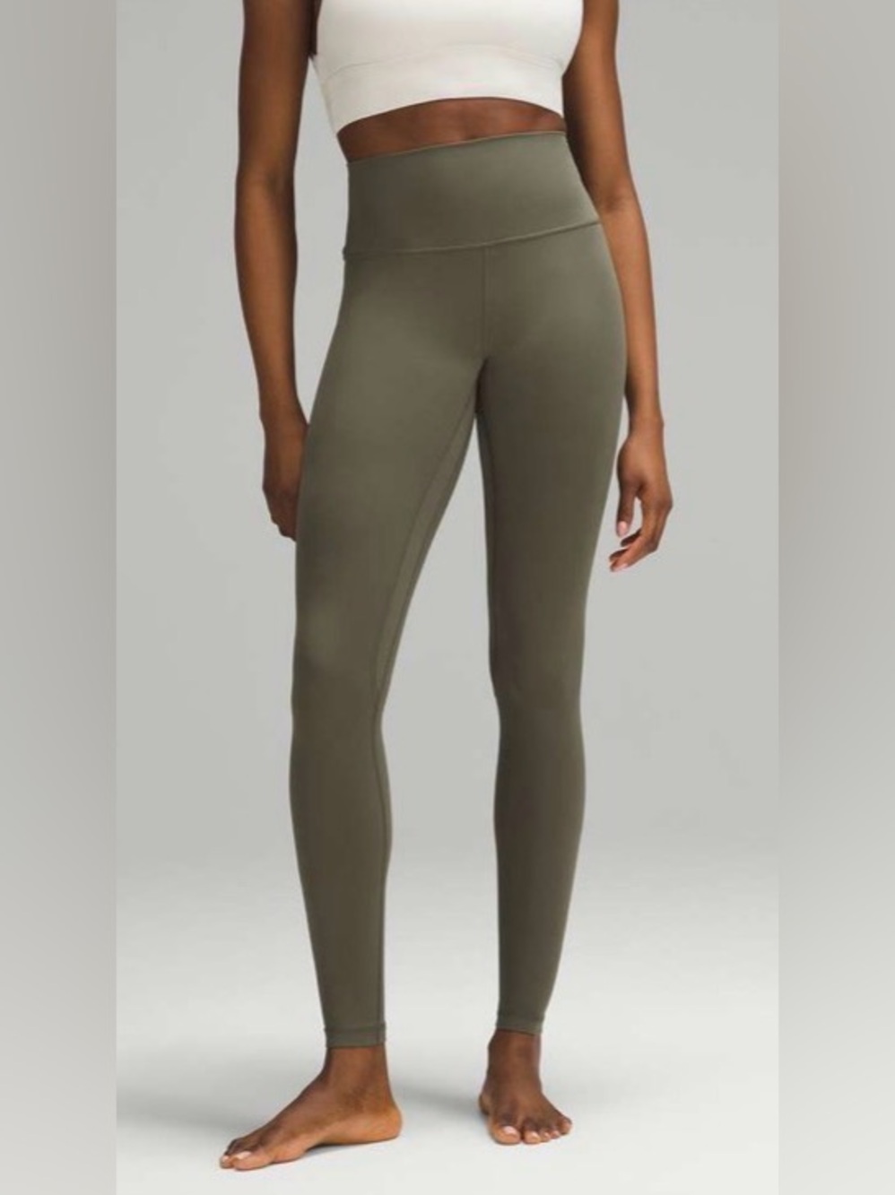 Lululemon Athletica NWT Army Green Align 28” HR Leggings